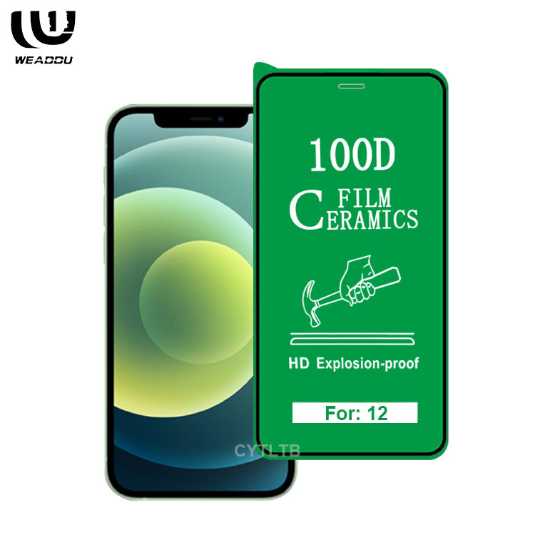100D Ceramic Screen Protector for iphone 12 iphone12 pro max mini soft TPU screen protector 